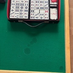 高級麻雀牌セット　竹製の画像