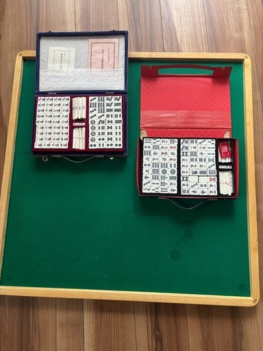 ☆中古？年代物、高級麻雀牌一式。 2025年最新】Yahoo!オークション -中古麻雀牌の中古品・新品・未使用品一覧