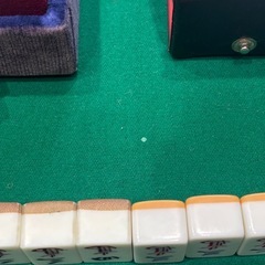 高級麻雀牌セット　竹製の画像