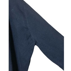 antiqua アンティカ クルーネック 天竺コットンニット ブラック フリーの画像