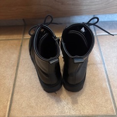 GU 編み上げブーツ  21cm
の画像