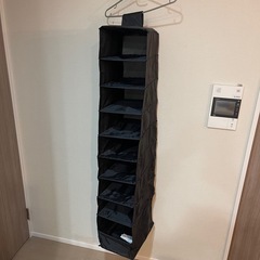 ブラック 9段収納ケース　IKEA 吊り下げ　SKUBB スクッブの画像