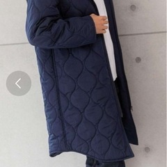 キルティングコート　Mの画像