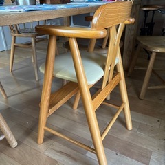 子供用　ダイニングチェアー　椅子の画像