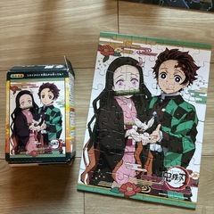 パズル　56ピース　すみっコぐらし　鬼滅の刃　2個セットの画像