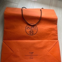 折り目の癖有　エルメス　ショッピング袋の画像