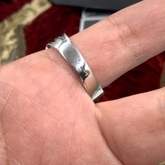 K18WG ダイヤ　クロスリング　20.5g 約23.5号　ダイヤ 0.347ctの画像