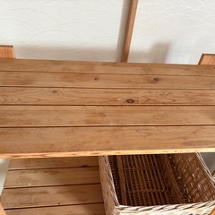 籠付き　ラック　棚の画像