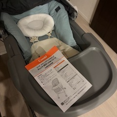 【美品】コンビ ホワイトレーベル ネムリラ AUTO SWING BEDi Long スリープシェル EGの画像