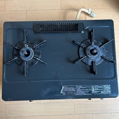 【あと1日で処分&無料】Paloma ガスコンロ（2口・グリル付き）の画像