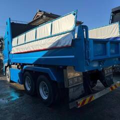 【お問合わせ番号 486-810】日野プロフィアハイルーフ　ダンプ　 型式QKG-FS1EKAA　最大積載量8,900kg 400PS 7速　2デフ 平成24年式 車検付きの画像