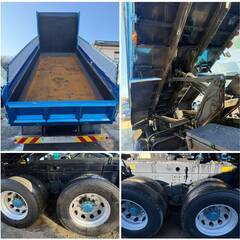 【お問合わせ番号 486-810】日野プロフィアハイルーフ　ダンプ　 型式QKG-FS1EKAA　最大積載量8,900kg 400PS 7速　2デフ 平成24年式 車検付きの画像