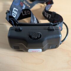 中古 USB充電式 LED ヘッドライトの画像