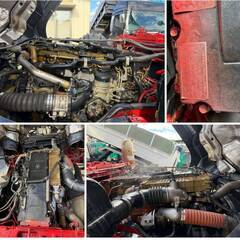 【お問合わせ番号 487-170】三菱ふそうスーパーグレート　ハイルーフ ダンプ 型式QKG-FV60VX 最大積載9,000kg 380PS 7速 走行距離56万km 2デフ 平成27年式 車検付きの画像