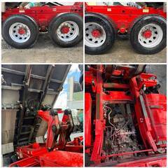 【お問合わせ番号 487-170】三菱ふそうスーパーグレート　ハイルーフ ダンプ 型式QKG-FV60VX 最大積載9,000kg 380PS 7速 走行距離56万km 2デフ 平成27年式 車検付きの画像