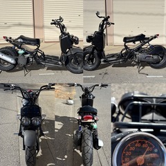 ⭐️ズーマー50.ロンスイ&ローダウン⭐️前後タイヤ・バッテリ・サブタンクなど新品⭐️ほぼフルカスタム仕様^_^⭐️の画像
