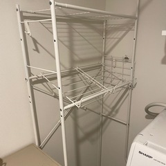 洗濯機上　ラックの画像