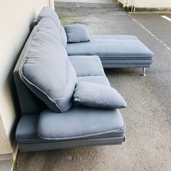 カウチソファ　コーナーソファ　L字ソファ　リビングソファ　W235cmの画像