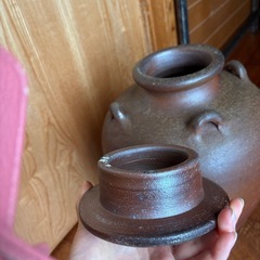 壺屋焼？お酒を入れる瓶の画像