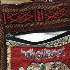 新品未使用　タイ　ショルダーバック　トートバック　ポーチの画像