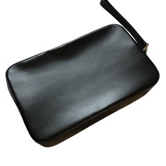 dunhill ダンヒル クラッチバッグ セカンドバッグ レザー 黒の画像