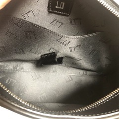 dunhill ダンヒル クラッチバッグ セカンドバッグ レザー 黒の画像