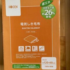 電気敷毛布の画像