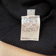 UNIQLO×Mame Kurogouchi ニット黒の画像