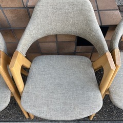 北欧デザイン　ダイニングチェア　4脚の画像