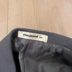 overjoyed グレー　ブレザー　子供100サイズの画像