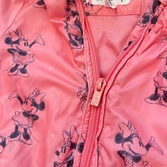 baby GAP ピンクジャケット　フードなし　ミニーちゃんの画像