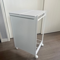 【受取人確定済】tower 山崎実業 ゴミ箱 (蓋付き目隠し分別ダストワゴン タワー 2分別)の画像