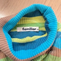 familiar タートルネック　90サイズの画像