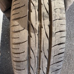 訳あり　軽自動車用タイヤ、アルミ4本セットの画像