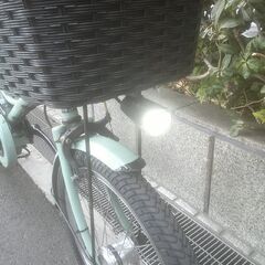 電動20インチ　税別￥45.273-　新基準パナソニックグリッター　良品8.9Ah　水色1231　電動自転車　３ヶ月保証の画像