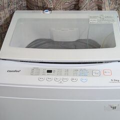 2025年製 美品 COMFEE 5.5kg 洗濯機 CAC06EW55 給水ホース　ありの画像