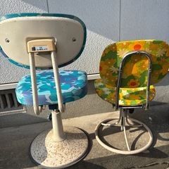 レトロ レトロポップ 椅子2脚の画像