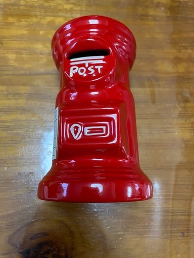 郵便ポスト貯金箱 大型28個 まとめ売り 赤色 大量 陶器製 希少
