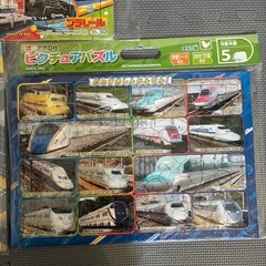 知育パズル　5歳　鉄道　プラレールの画像