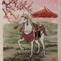 2026年 壁掛けカレンダー  
馬と富士山の画像