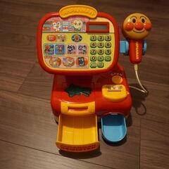 アンパンマン おしゃべりレジスター おもちゃ一式（コイン・カード付きの画像