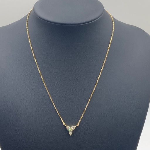 K18 ダイヤモンド　ネックレス　3.5g 0.89ct 約41cm