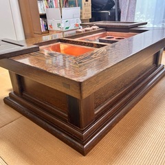 火鉢付き座卓の画像