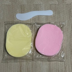 【個包装未開封】除毛クリーム用 スポンジ 残２個　の画像