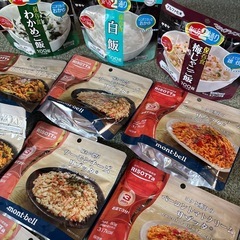 防災　非常食の画像