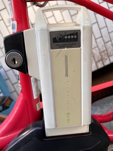 【美品】ブリヂストン bikke2 e 子供乗せ電動自転車 20インチ バッテリー8.7Ah 4灯良好 室内保管 整備済 引取限定