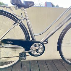 サイクルスポットconcert 27インチ　6段変速　シティバイク　LEDオートライト　引取専用の画像