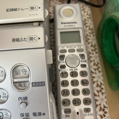 Panasonic ファックス付き固定電話 KX‑PW607 + 子機付き （動作未確認）年末年始対応・1/5まで｜の画像
