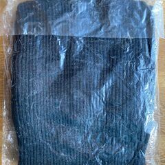 【手渡し限定】未使用品　無印良品　セーター　タートルネック　ウール　リブ　チャコール　ＳＡサイズの画像