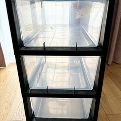 収納ケース　衣装ケース　3段ケースの画像